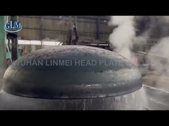 3600mm As516 Gr 70 타원형 접시 끝 Asme 타원형 머리 크기 오일 가스 탱크