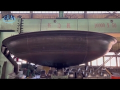 Q345r 2600mm 타원형 머리 압력 배 스테인리스 스틸 접시 끝 58mm