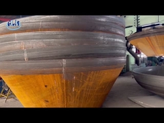 SA516 Gr70 피침형 탱크 헤드 듀얼 파스 스틸 25mm 파이프 캡 스테인리스 스틸 접시