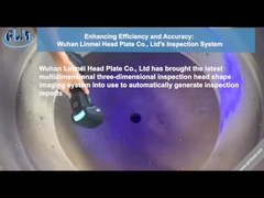 2590mm 직경 88mm 간격 탄소 강철 압력 용기 머리 Asme 접시에 담긴 머리