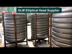 Asme 1000cm 2에서 1 타원형 머리 스테인레스 스틸 접시 끝