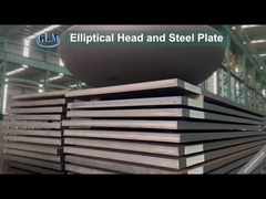 고온형 및 냉형 판 모양 끝, 탄소 강철 용기 머리