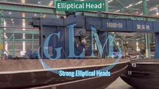 대형 타원형 헤드를 단조하는 하드코어 방사 공정