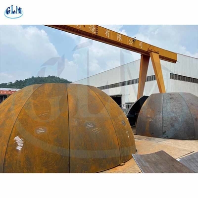 4700mm Dia SA 516 GR 70 반구형 접시 머리 바닥 28mm 두께