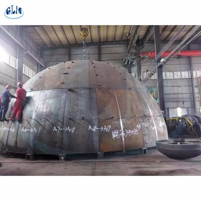 더 큰 상술은 반구상 탱크 머리 32 밀리미터 두께를 분할했습니다