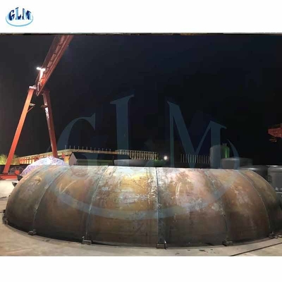 8600mm 직경 탱크 제작을 위한 원추형 탱크 머리 접시 머리