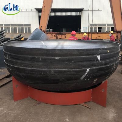 엣지 준비 압력 용기 ET 테스트와 산업용 ASME 섹션 VIII 준수와 함께 디시드 헤드