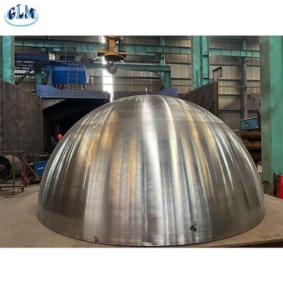 고압 반구형 탱크 헤드 500mm ~ 4000mm 지름 범위 및 파우더 코팅 표면