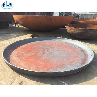 50mm 두께의 ASME 인증을 받은 압력 용기 머리로 훼손 저항성 평면 접시 머리