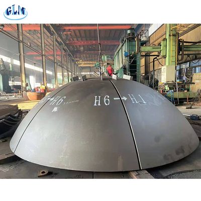Sa516 Gr70 100mm 반구형 탱크 헤드 ASME 스테인리스 스틸 접시