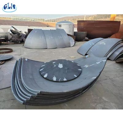 Sa516 Gr70 100mm 반구형 탱크 헤드 ASME 스테인리스 스틸 접시
