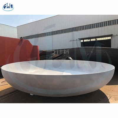 SS316L ASME 89mm 타원형 접시 머리 압력 배 돔 끝 GB