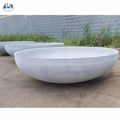SS316L ASME 89mm 타원형 접시 머리 압력 배 돔 끝 GB