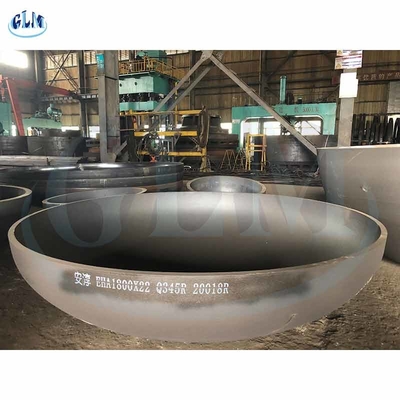 Q345R 1800mm 직경 300mm 두께 압력 용기 접시 머리 접시 끝 제조