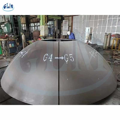 1000mm 6mm 반구형 접힌 탱크 헤드 반구형 니켈 합금