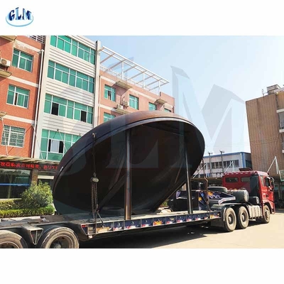 16Mn 3600mm ASME 탱크 타일립스 접시 머리 끝 As516 Gr 70 보일러