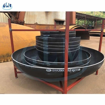 탄소 스틸 Asme 토리스피어 캔 헤드 압력 용기 600mm ~ 4000mm 지름