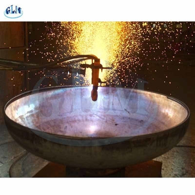 SA516 Gr70 300mm 반 타원형 접시 끝 머리 크기 핫 포밍 89mm