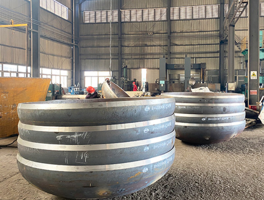 SS316L 2mm Asme 접시 타원형 접시 끝 크기 압력 용기 2 1