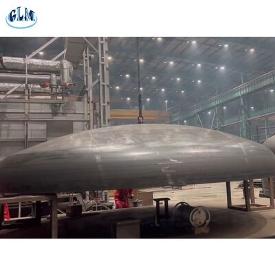 압력 용기용 온압 압축으로 조정 가능한 압력 4200mm 직경 토리스피어 톱니 머리