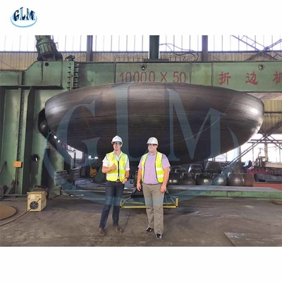 2mm 200mm ASME 압력 용기 접시 끝 Ms 접시 끝 타원형