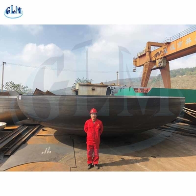 둥근 20mm ASME 접시 머리 크기 판 압력 배 끝 꽃잎 접시